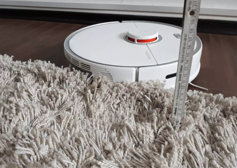 tapis hauts et poils longs aspirateur robot